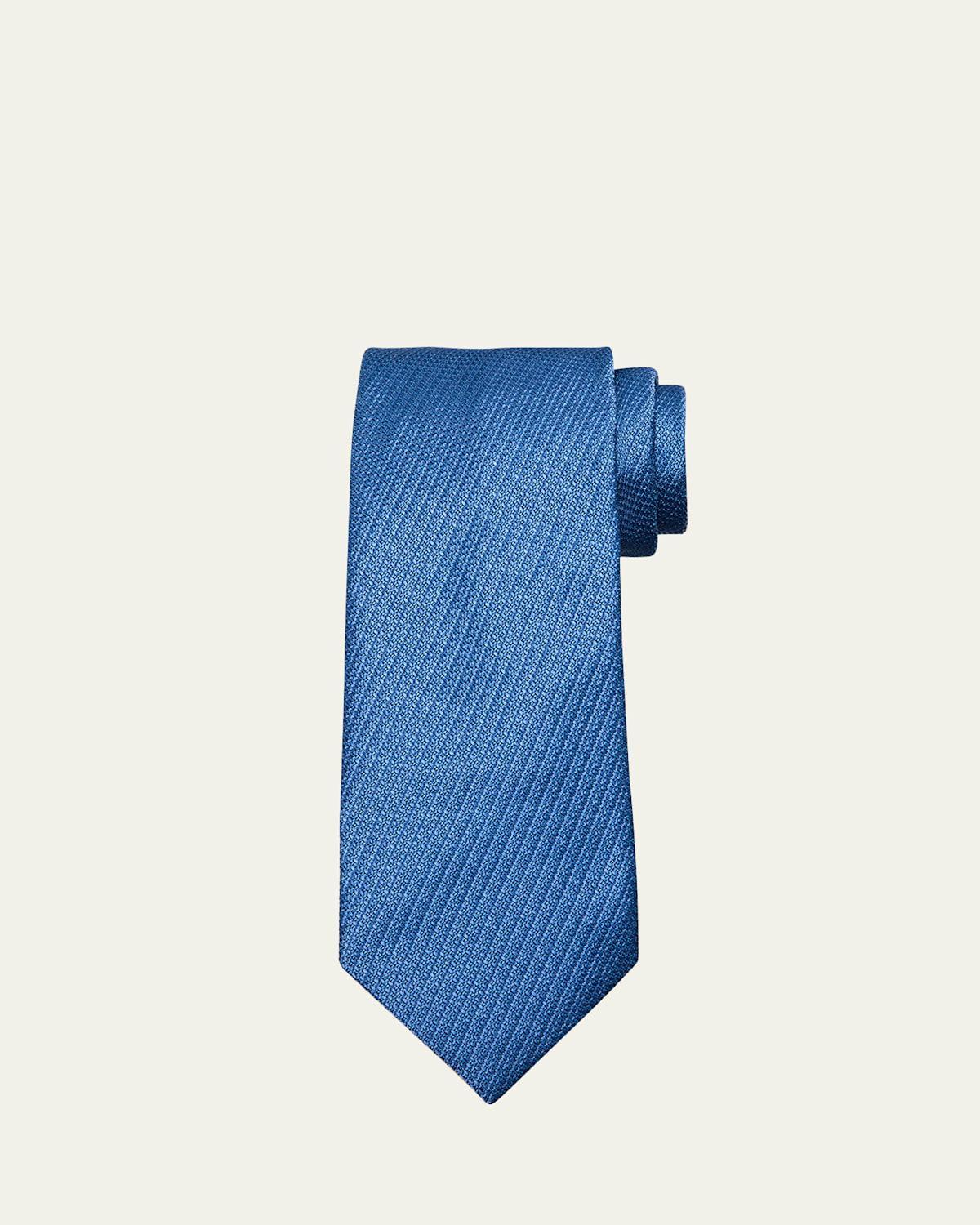 Mens Textured Silk Tie Product Image