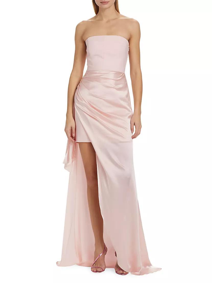 Rania Strapless Asymmetric Gown Product Image