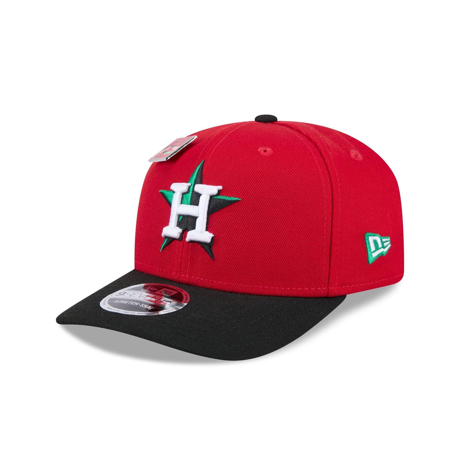 Big League Chew X Houston Astros Slammin' Strawberry 9SEVENTY Stretch-Snap Hat Male Product Image