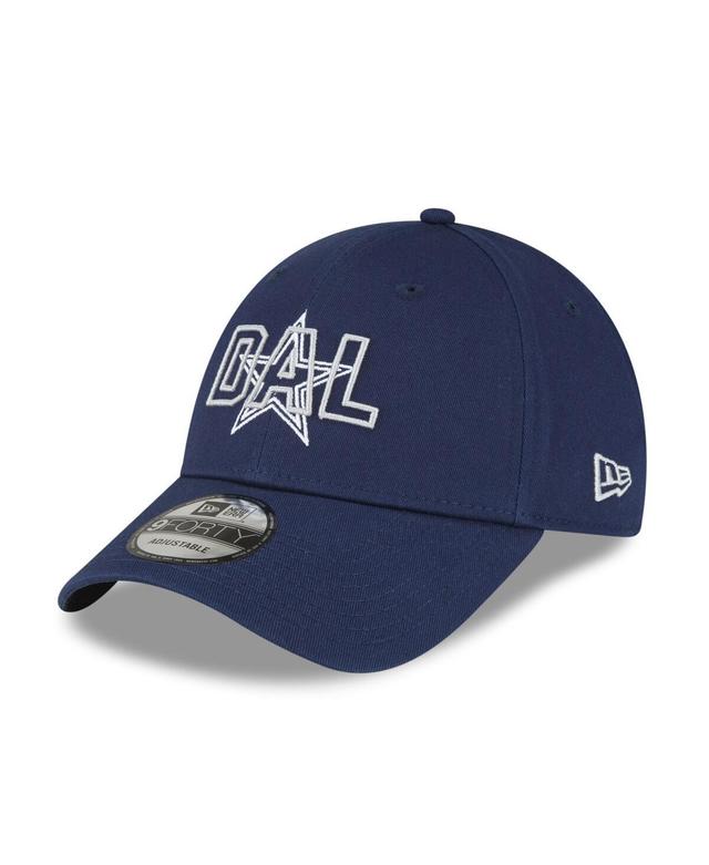 Mens New Era Navy Dallas Cowboys Doubled 9FORTY Snapback Hat Product Image