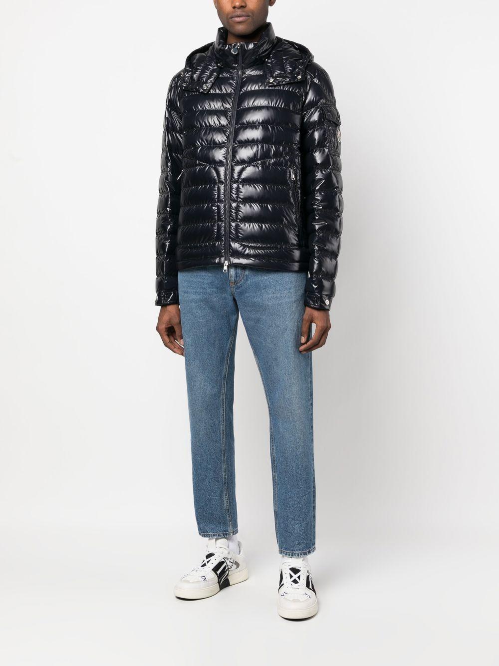 MONCLER Lauros Recycled Polyester Down Jacket In Navy Product Image