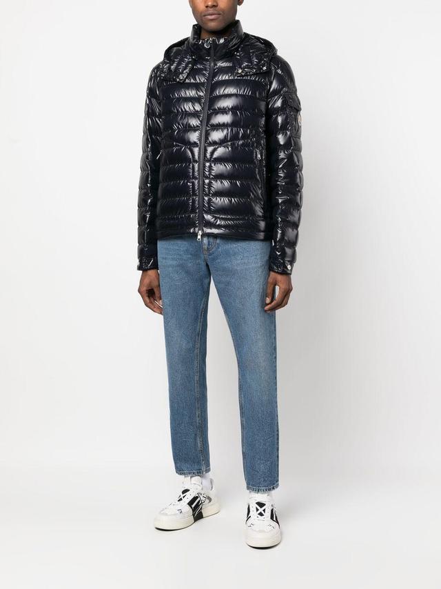 MONCLER Lauros Recycled Polyester Down Jacket In Navy Product Image