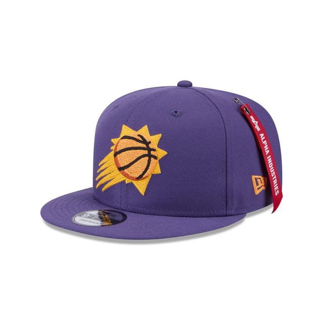 Alpha Industries x Phoenix Suns Purple 9FIFTY Snapback Hat Male Product Image