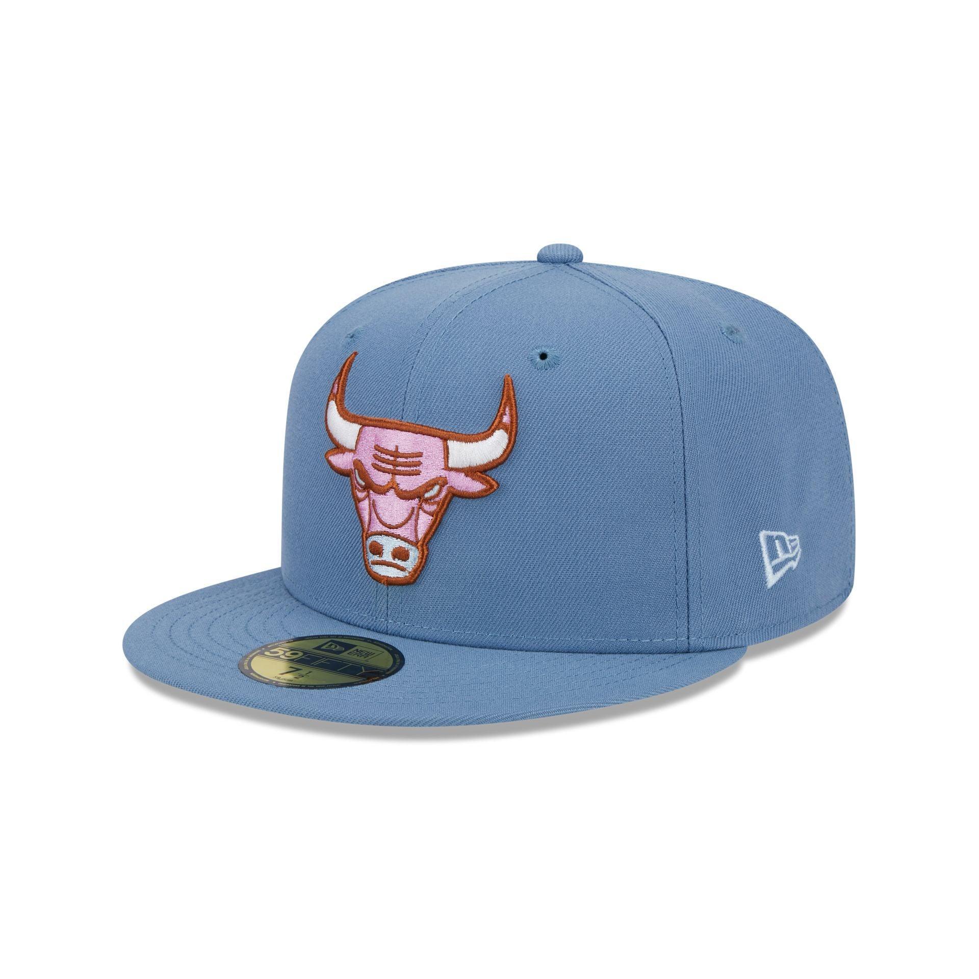 Chicago Bulls Color Pack Faded Blue 59FIFTY Fitted Hat Male Product Image