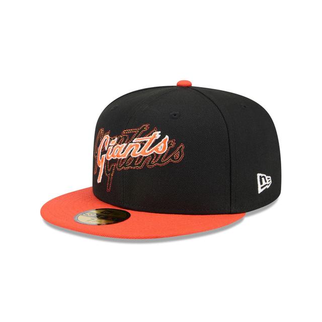 San Francisco Giants Shadow Stitch 59FIFTY Fitted Hat Male Product Image