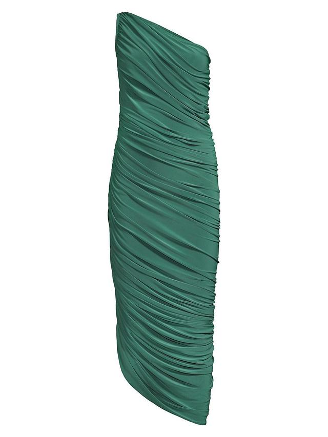 Womens Diana Ruched One-Shoulder Gown Product Image