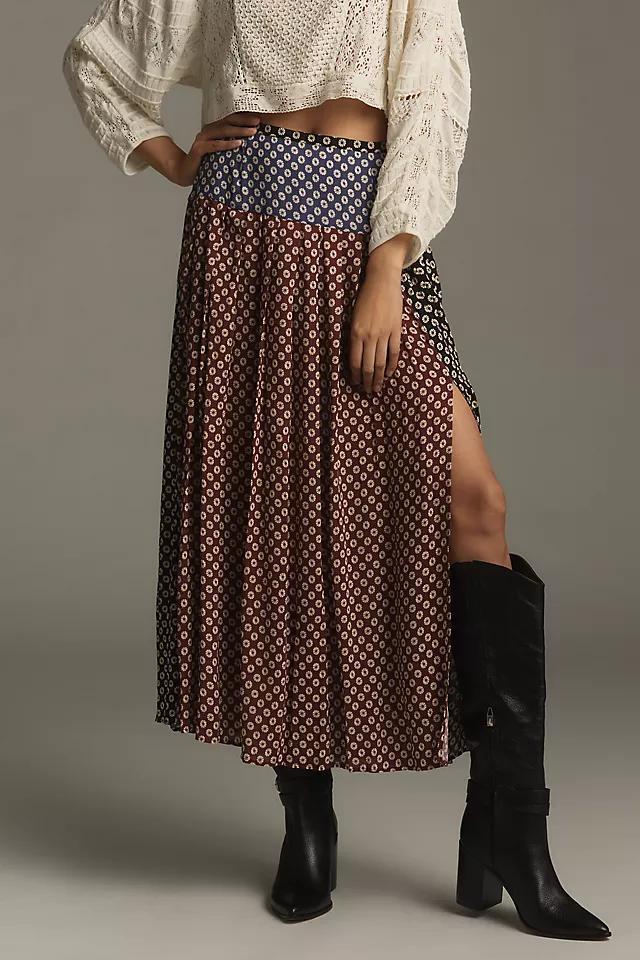 RIXO Tina Midi Skirt Product Image