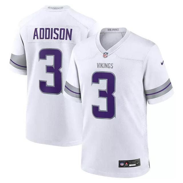 Mens Nike Jordan Addison Minnesota Vikings Alternate Game Player Jersey Product Image