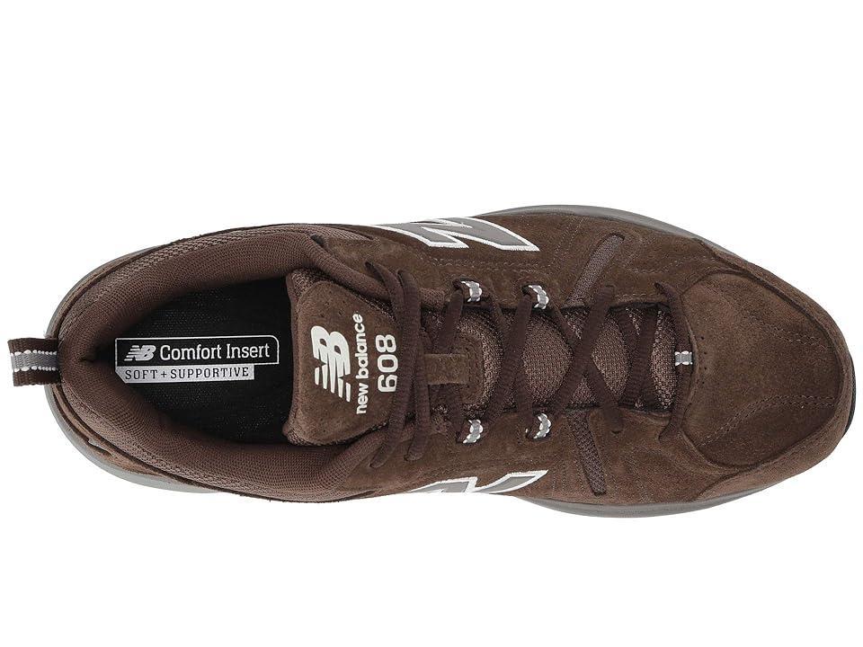 New Balance 608v5 (Chocolate /White) Men's Shoes Product Image