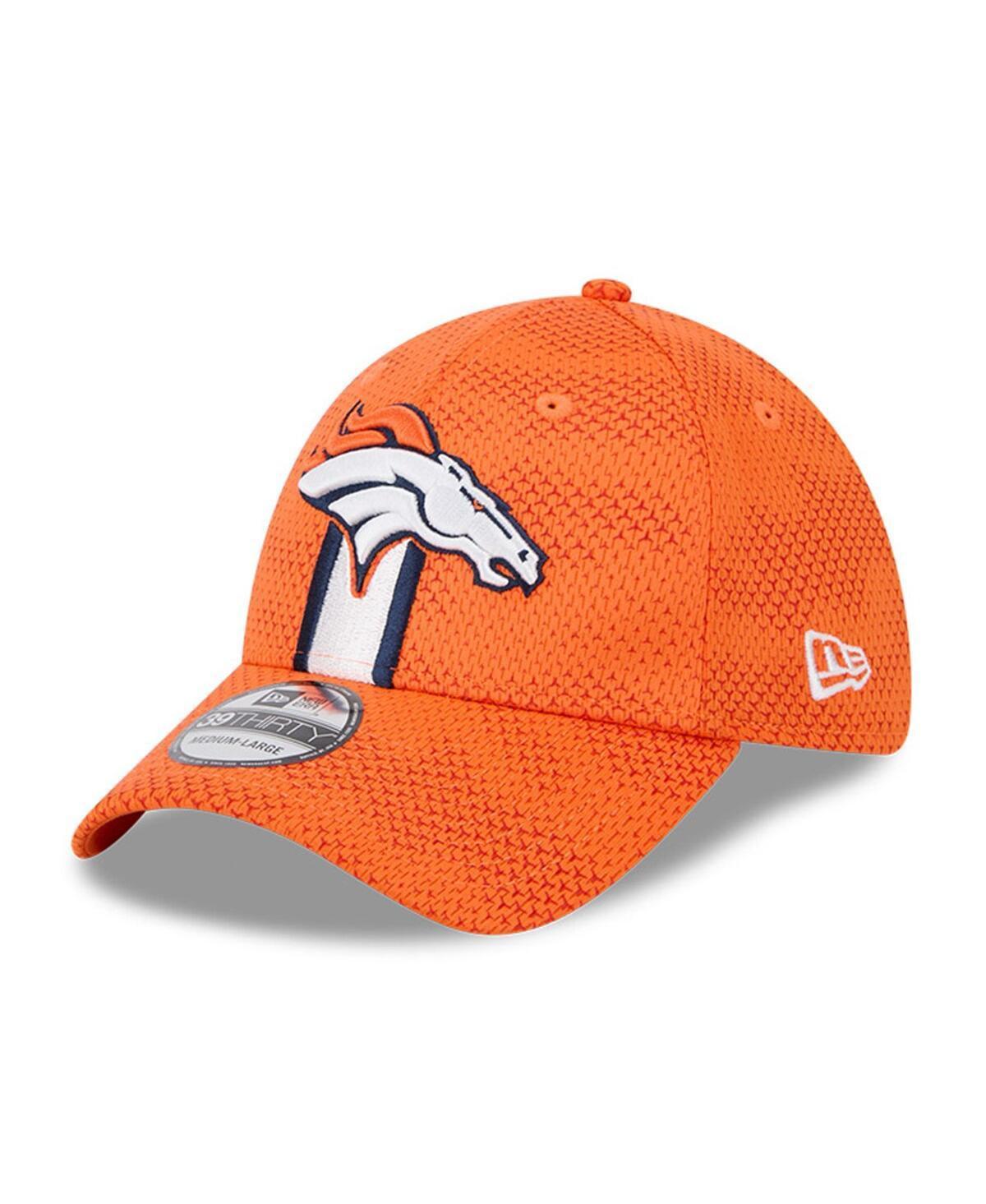 New Era Mens Orange Denver Broncos 2024 Sideline 39THIRTY Flex Hat Product Image