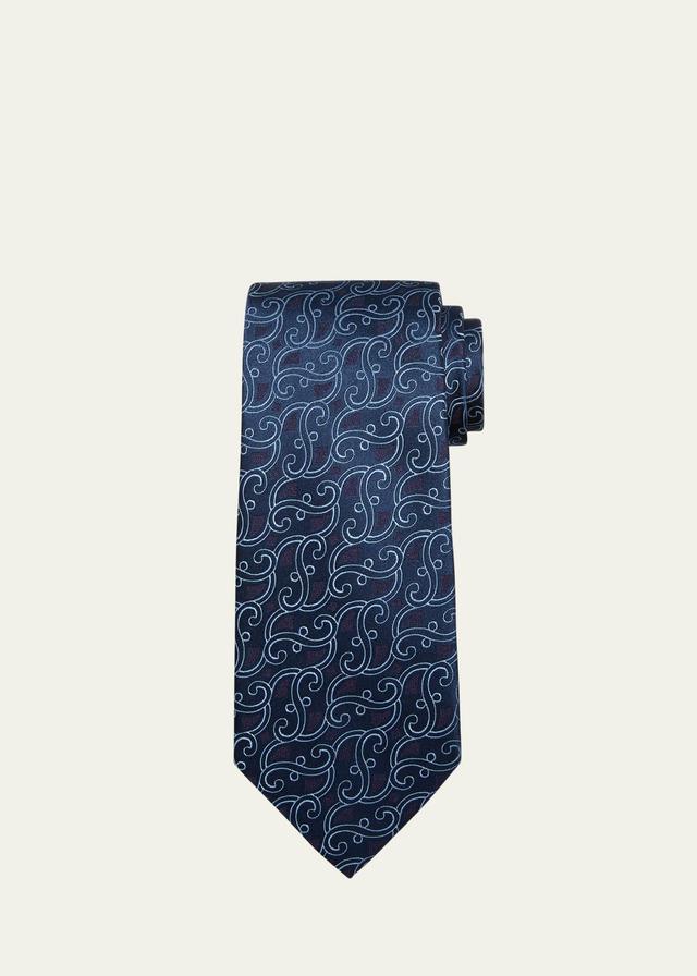 Mens Vines Silk Tie Product Image