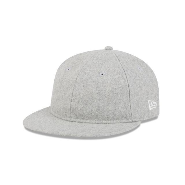 New Era Cap Heather Gray Melton Wool Retro Crown 9FIFTY Adjustable Hat Male Product Image