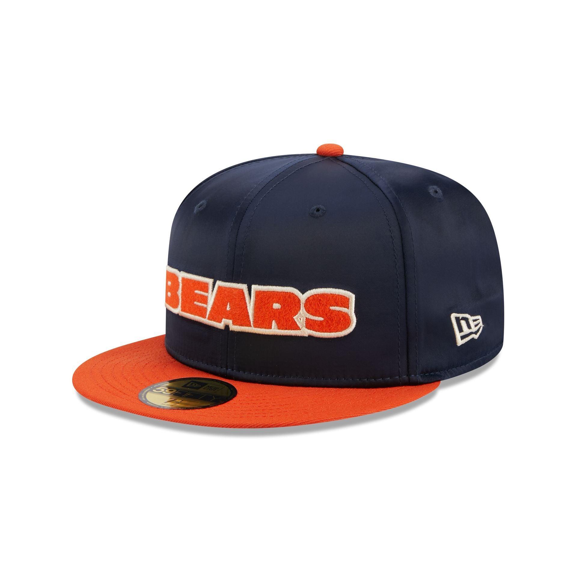 Chicago Bears Satin 59FIFTY Fitted Hat Male Product Image