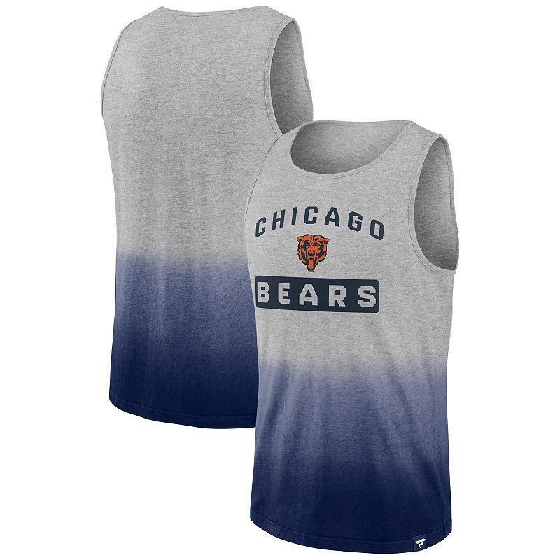 Mens Fanatics Branded Heathered Gray/Navy Chicago Bears Our Year Tank Top Grey Product Image