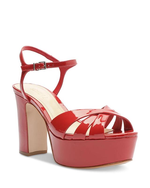 Schutz Womens Keefa High-Heel Platform Sandals Product Image