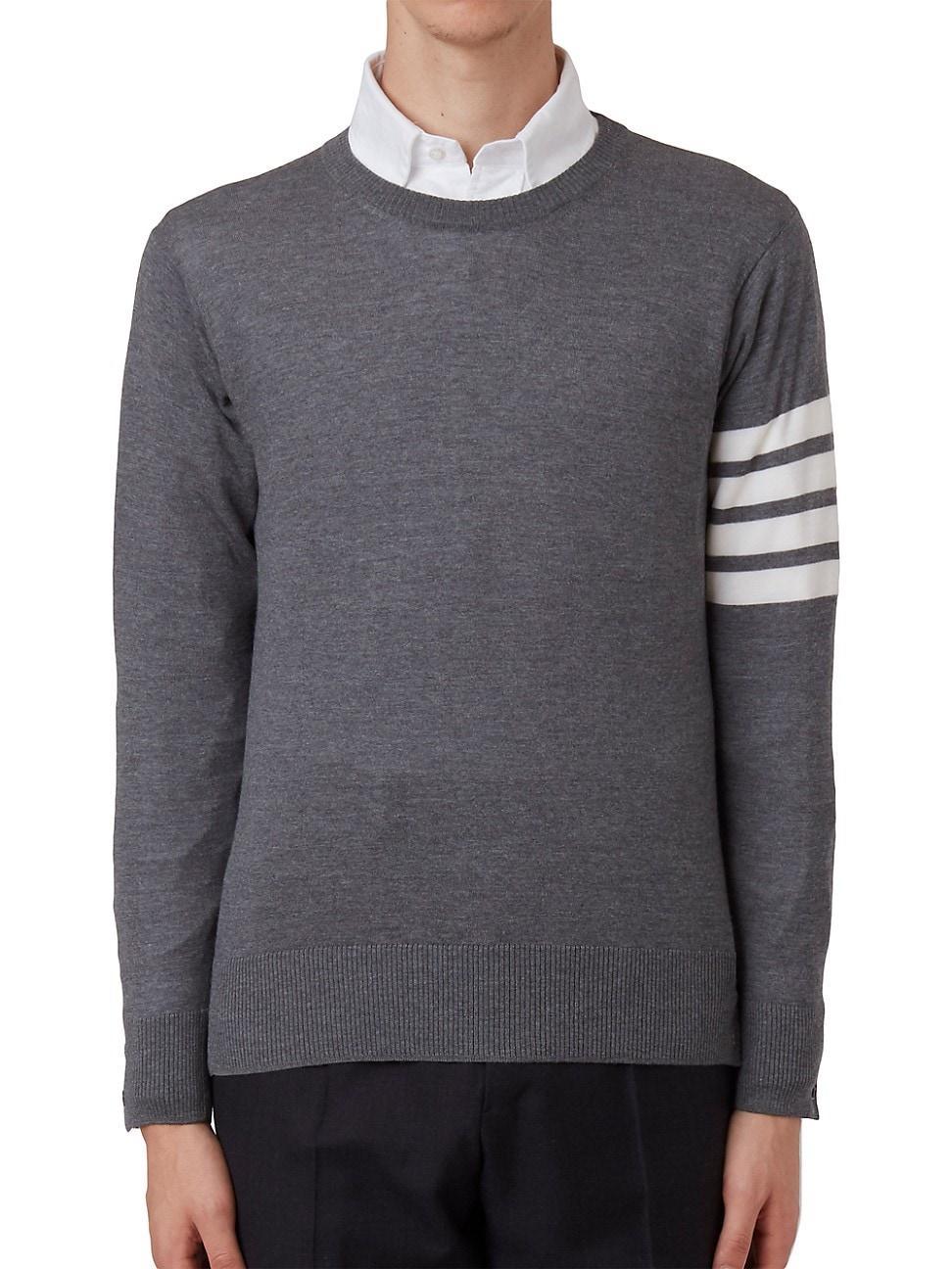 Thom Browne Mens 4-Bar Merino Wool Sweater Product Image