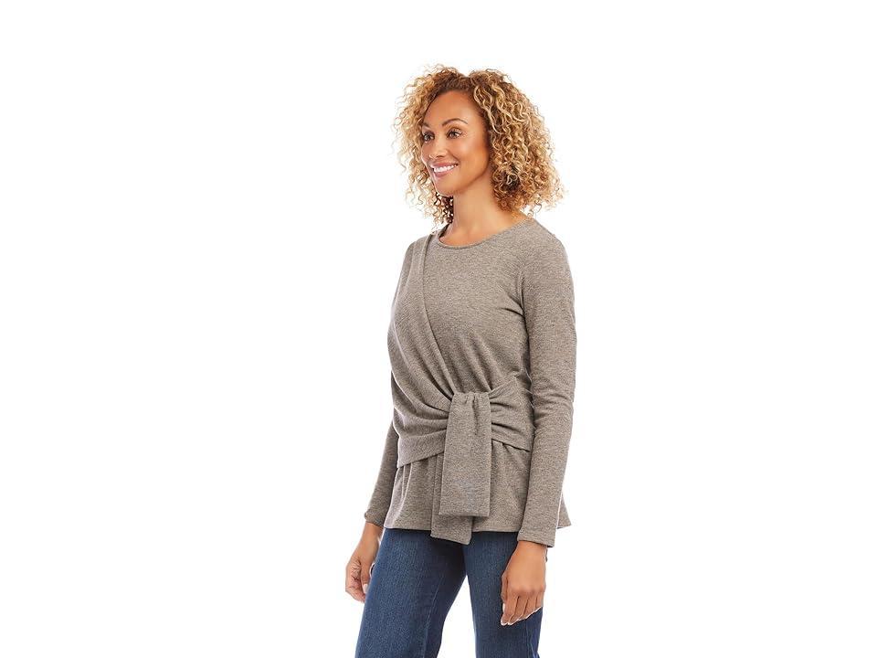 Karen Kane Drape Front Knit Top Product Image