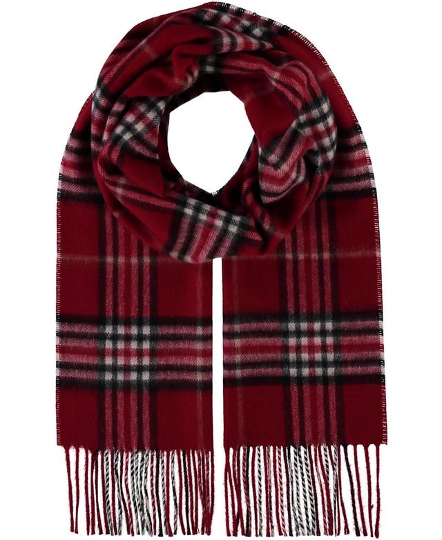 V. Fraas Mens Classic Plaid Cashmere Scarf Product Image