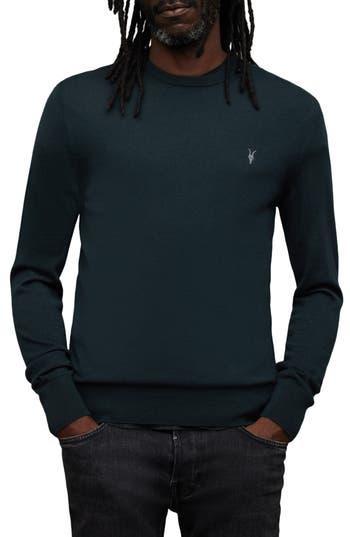 ALLSAINTS Mode Merino Crew Jumper In Racing Green Product Image