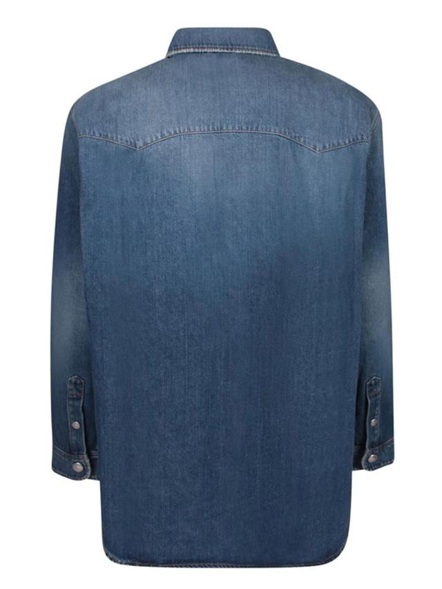 BURBERRY Shirts In Blue Product Image