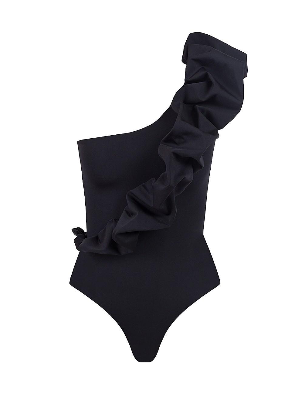 Womens Core Elena Ruffled One-Piece Swimsuit Product Image