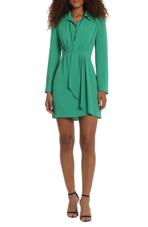 DONNA MORGAN FOR MAGGY Ruffle Detail Long Sleeve Minidress Product Image