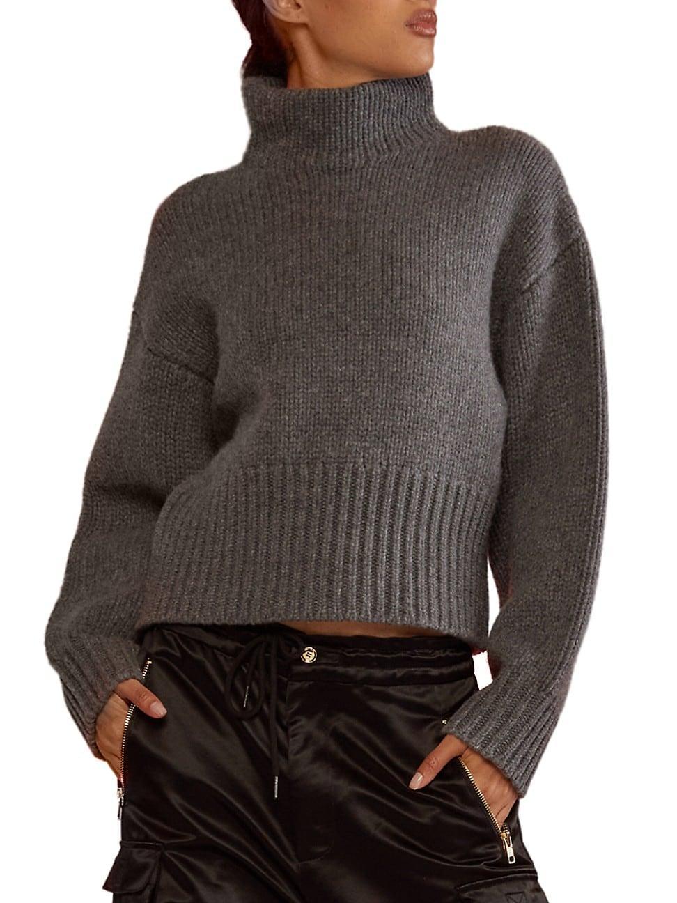 Womens Wool Turtleneck Sweater product image