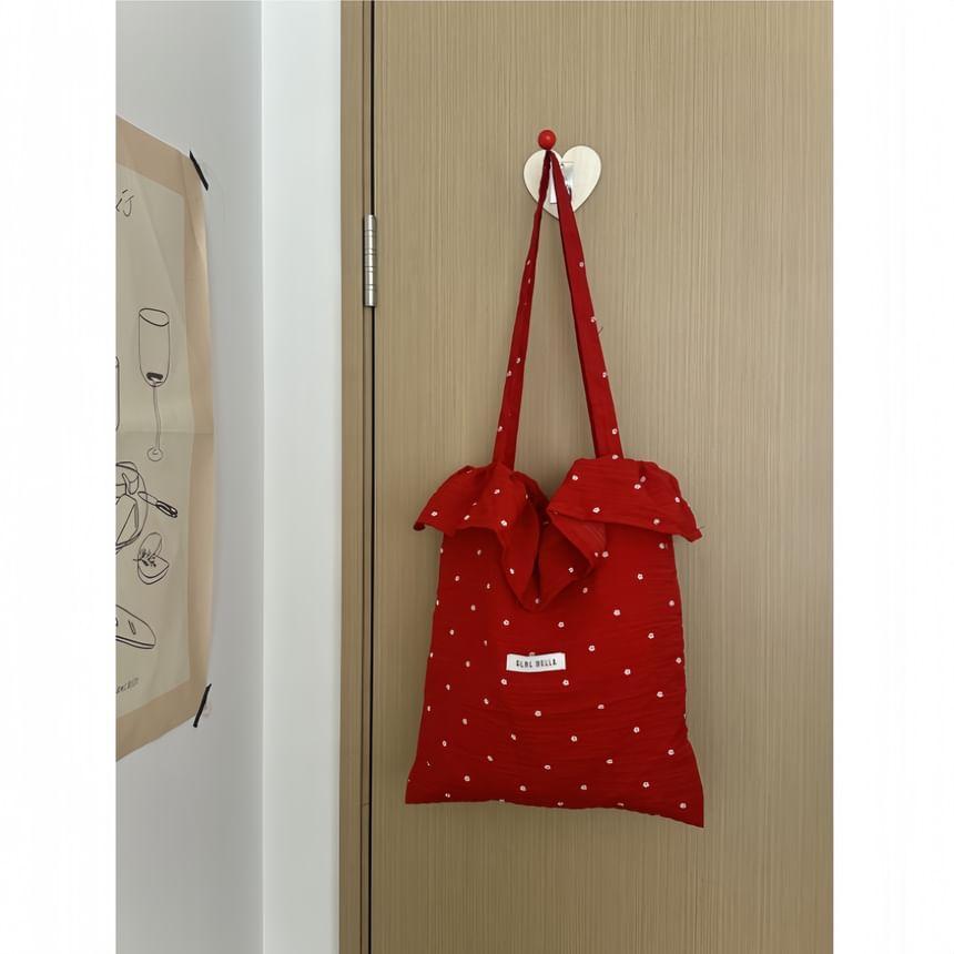 Floral Ruffle Shopper Bag Product Image