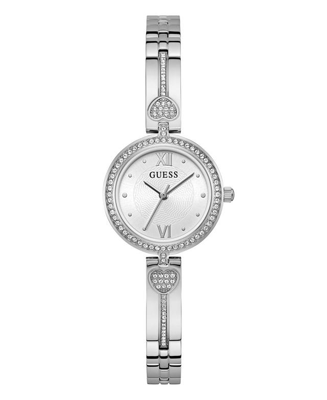 Guess Womens Analog Silver-Tone Stainless Steel Watch 27mm Product Image