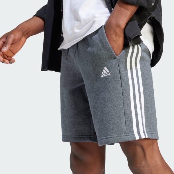 Essentials Fleece 3-Stripes Shorts Product Image