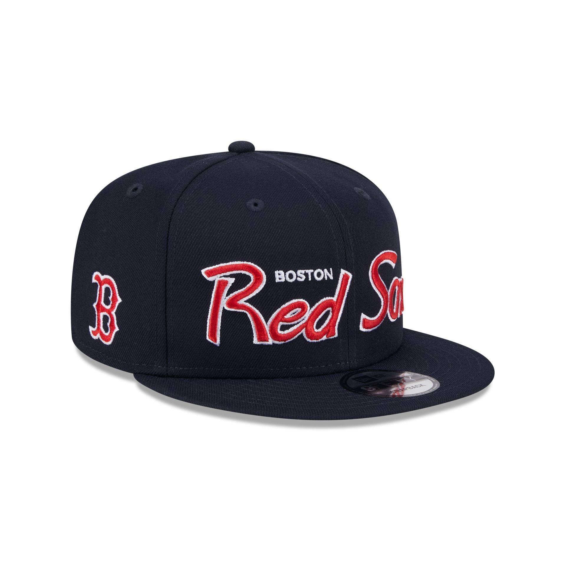 Boston Red Sox Wordmark 9FIFTY Snapback Hat Male Product Image