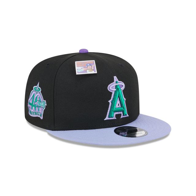 Big League Chew X Los Angeles Angels Grape 9FIFTY Snapback Hat Male Product Image