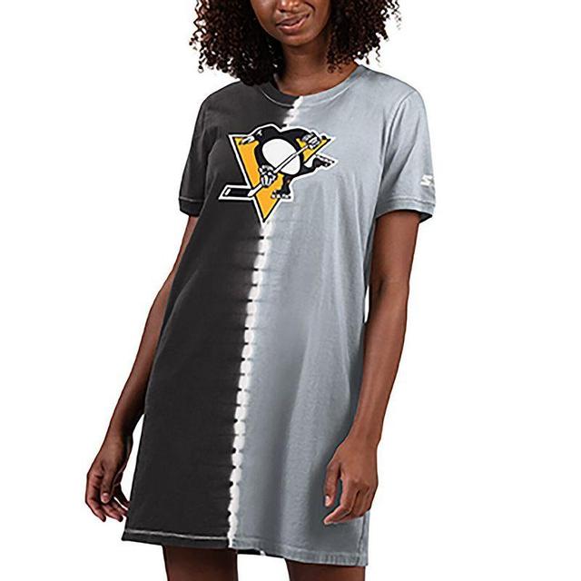 Womens Starter Pittsburgh Penguins Ace Tie-Dye Sneaker Dress Product Image