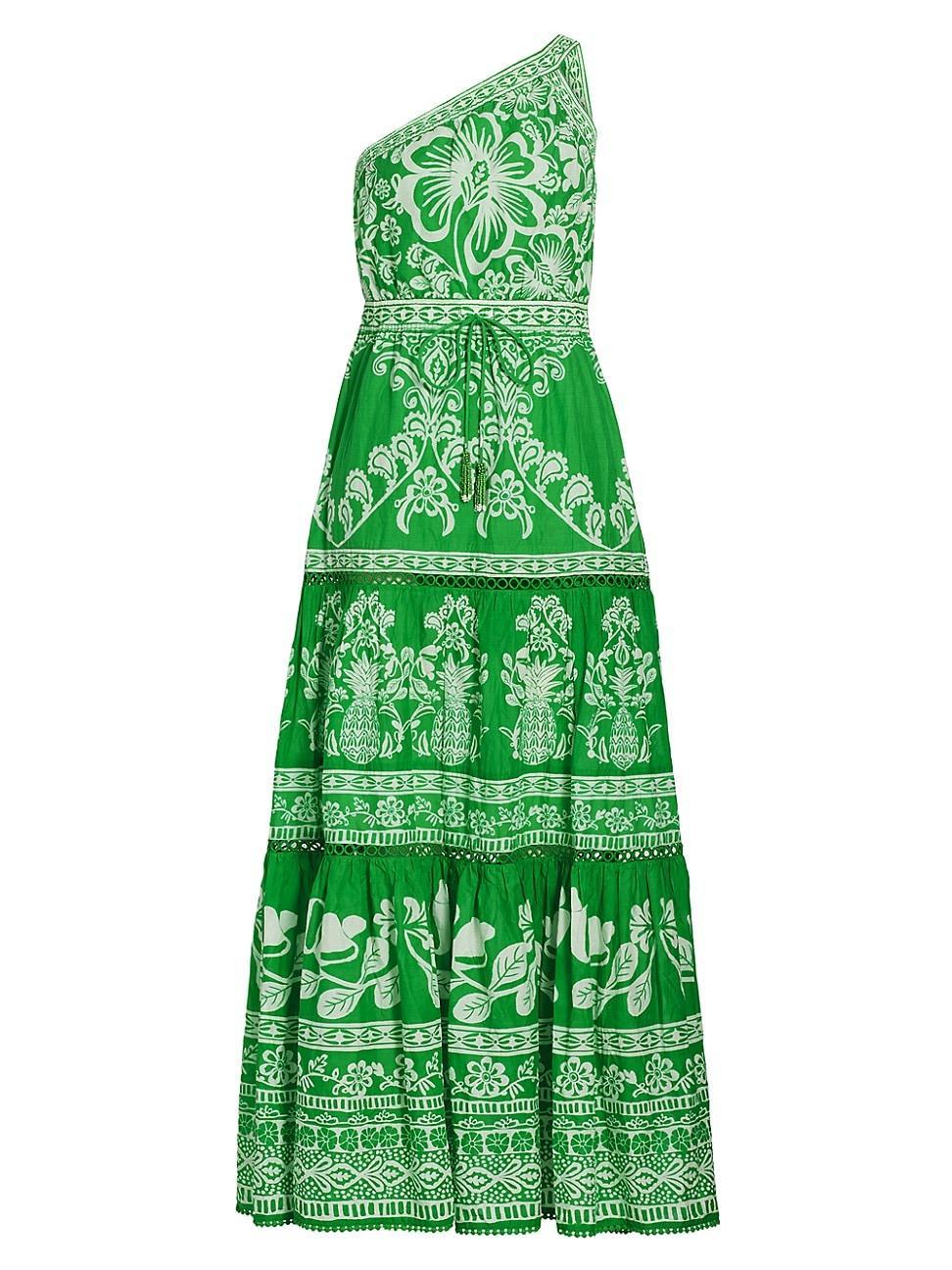 Green Sweet Garden Maxi Dress, SWEET GARDEN GREEN / XS Product Image