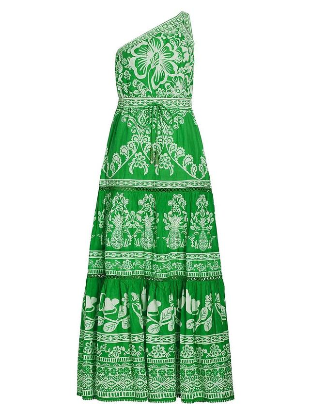 Green Sweet Garden Maxi Dress, SWEET GARDEN GREEN / XS Product Image