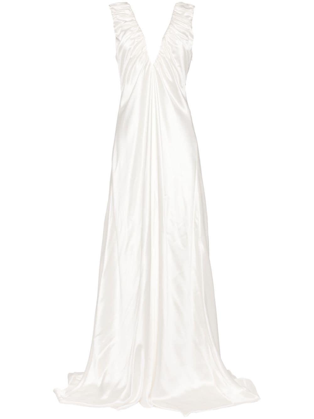 Patterson V-neck gown Product Image