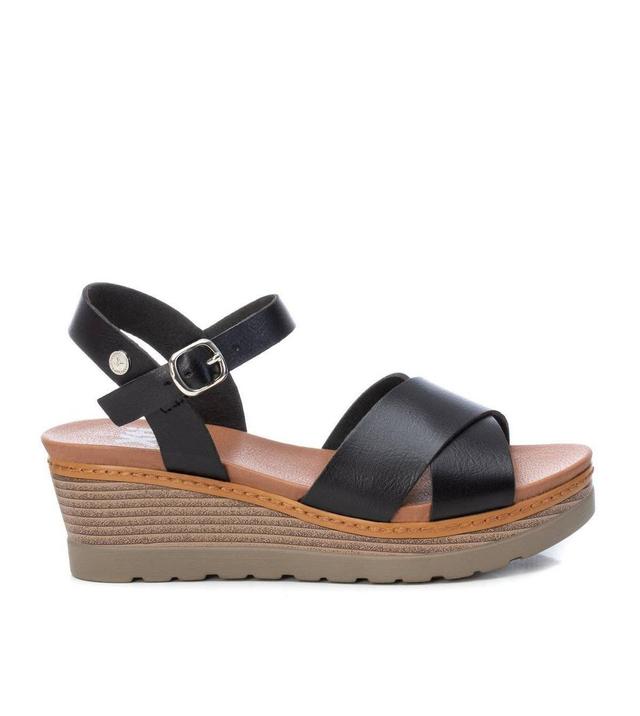 Xti Womens Wedge Cross Strap Sandals By Product Image