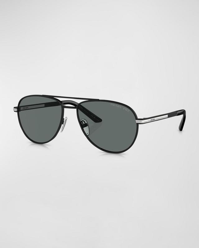 Mens Metal Aviator Sunglasses Product Image