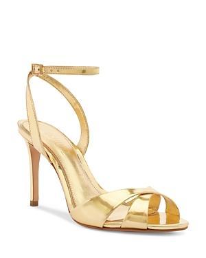 Womens Hilda 100M Metallic Leather Sandals Product Image