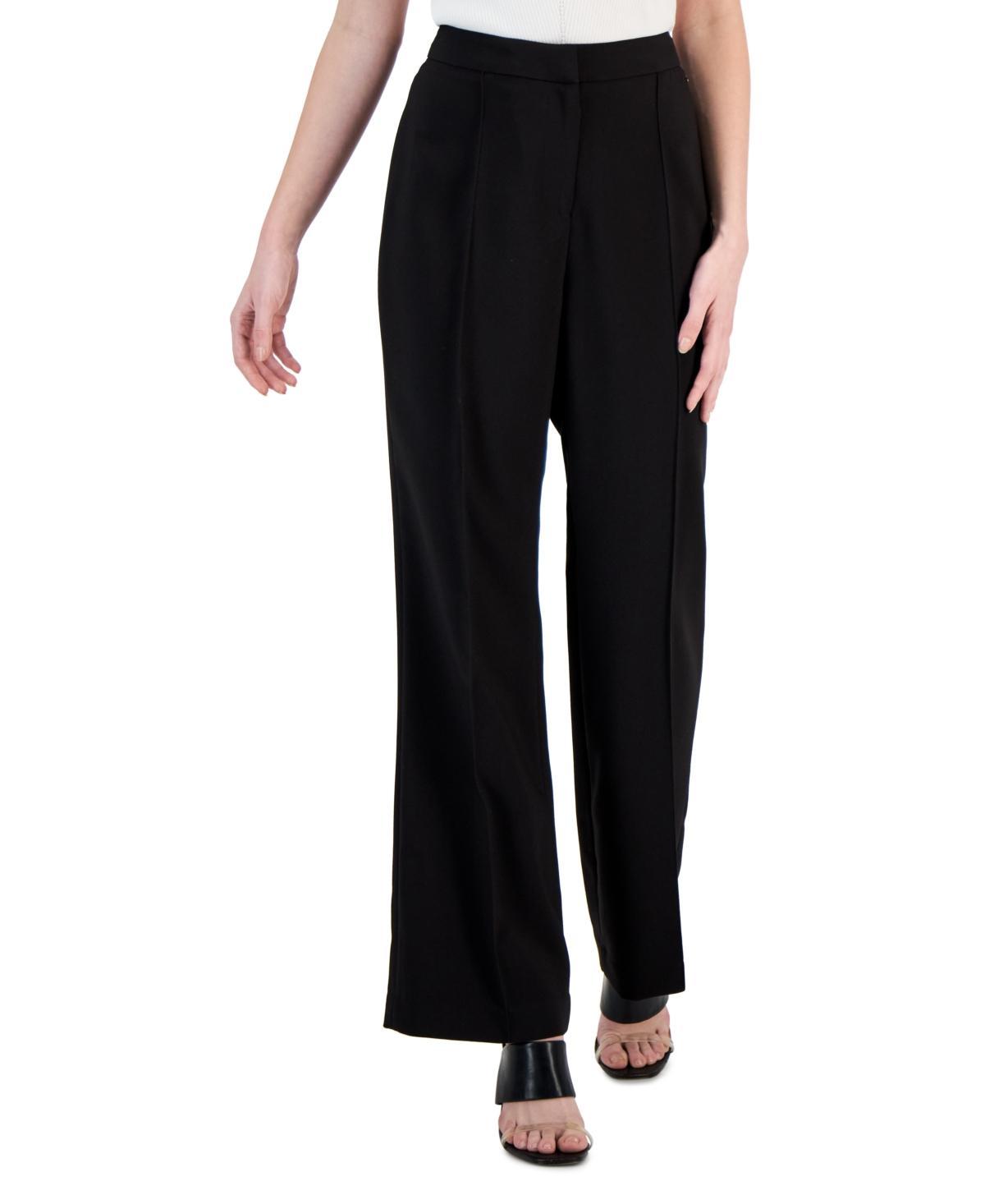 T Tahari Womens High-Rise Wide-Leg Pants Product Image