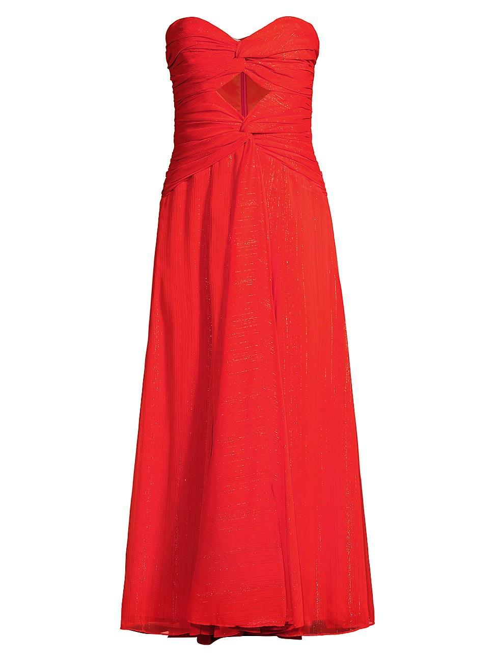 Womens Clea Cut-Out Midi-Dress Product Image