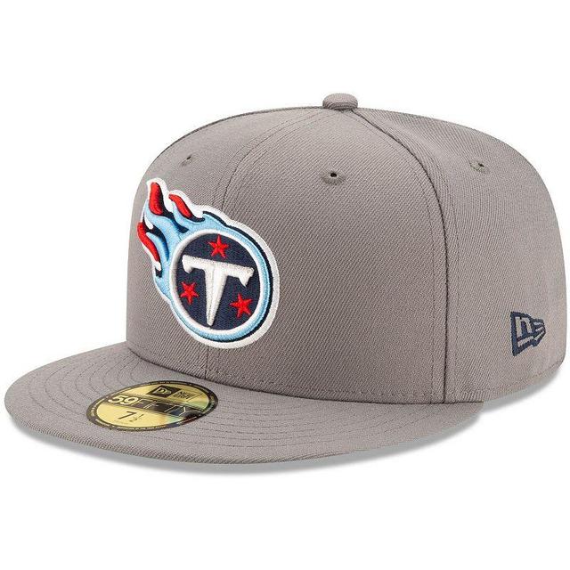 Men's New Era Graphite Tennessee Titans Storm 59FIFTY Fitted Hat Product Image