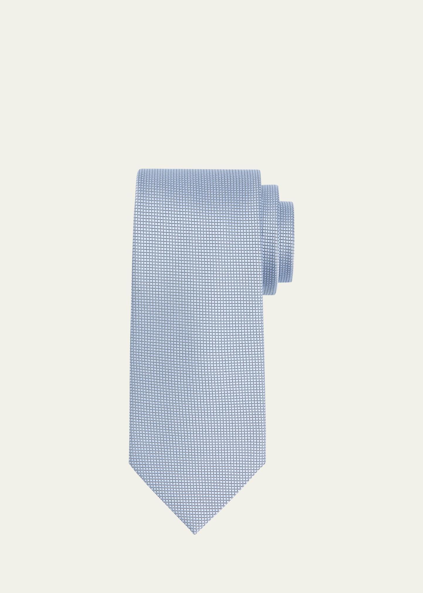 Mens Micro-Textured Silk Tie Product Image