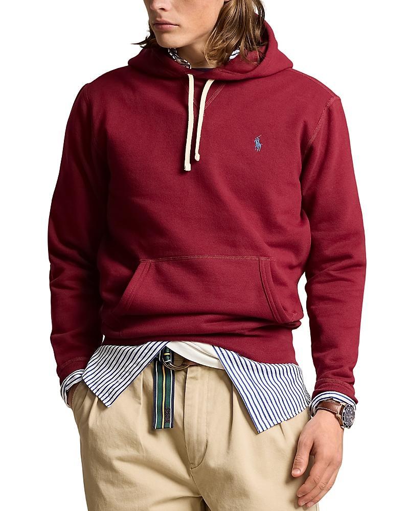 The Rl Fleece Hoodie In Red Product Image