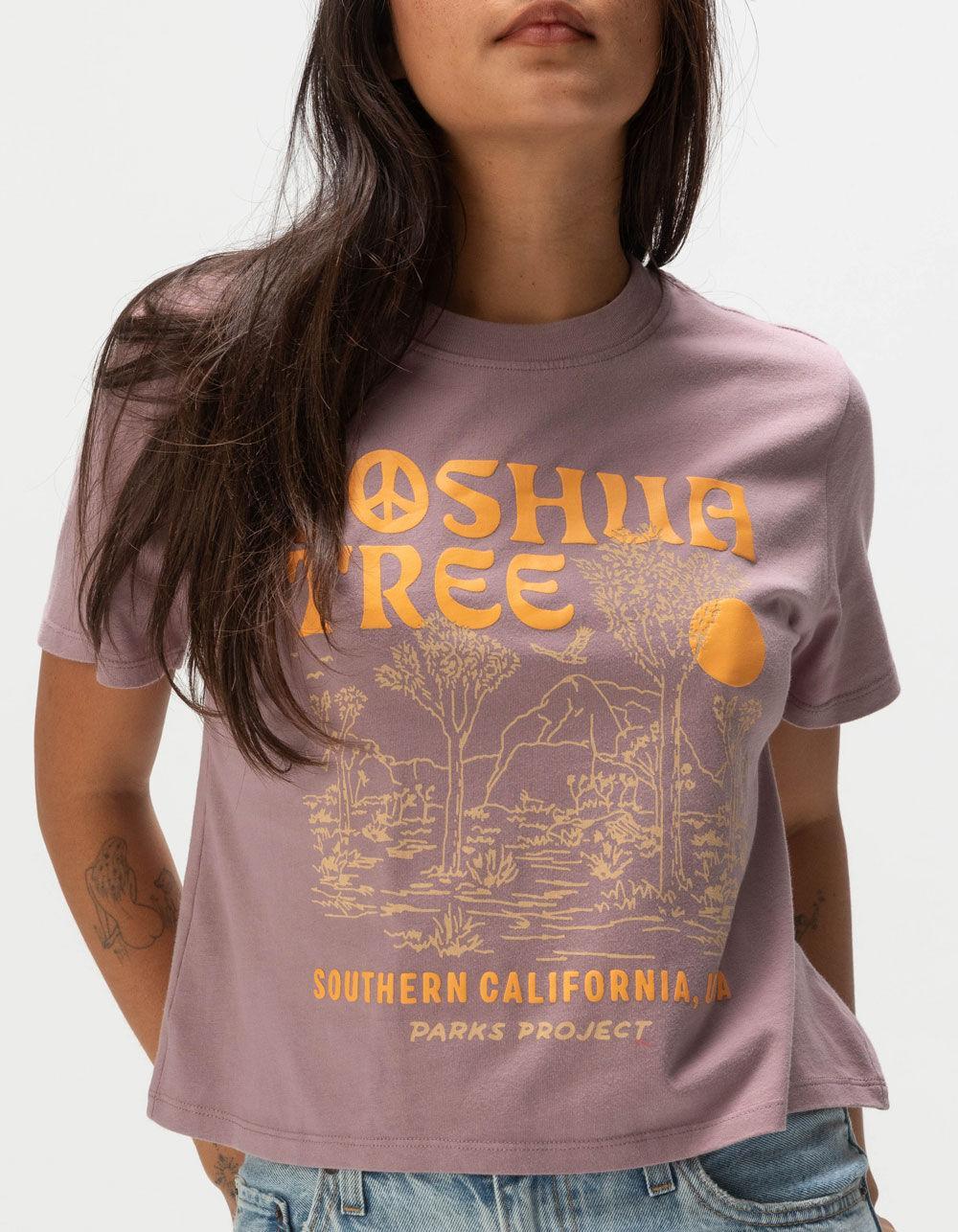 PARKS PROJECT Joshua Tree Puff Print Womens Boxy Tee Product Image