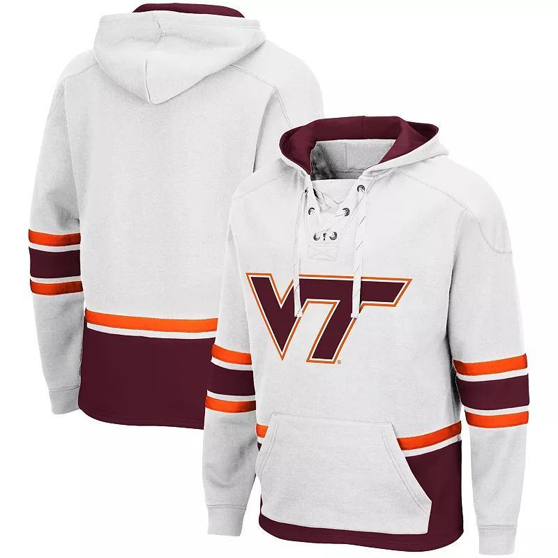 Mens Colosseum Virginia Tech Hokies Lace Up 3.0 Pullover Hoodie Product Image