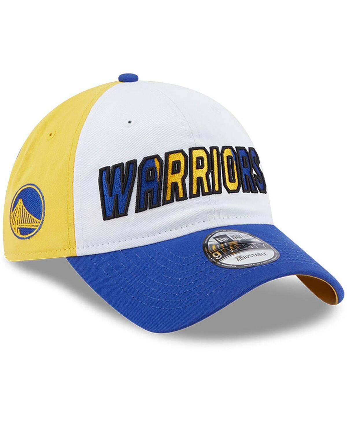 Mens New Era /Royal Golden State Warriors Back Half 9TWENTY Adjustable Hat Product Image