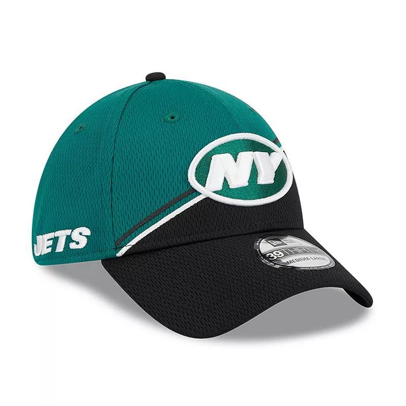 Mens New Era Green/Black New York Jets 2023 Sideline 39THIRTY Flex Hat Product Image