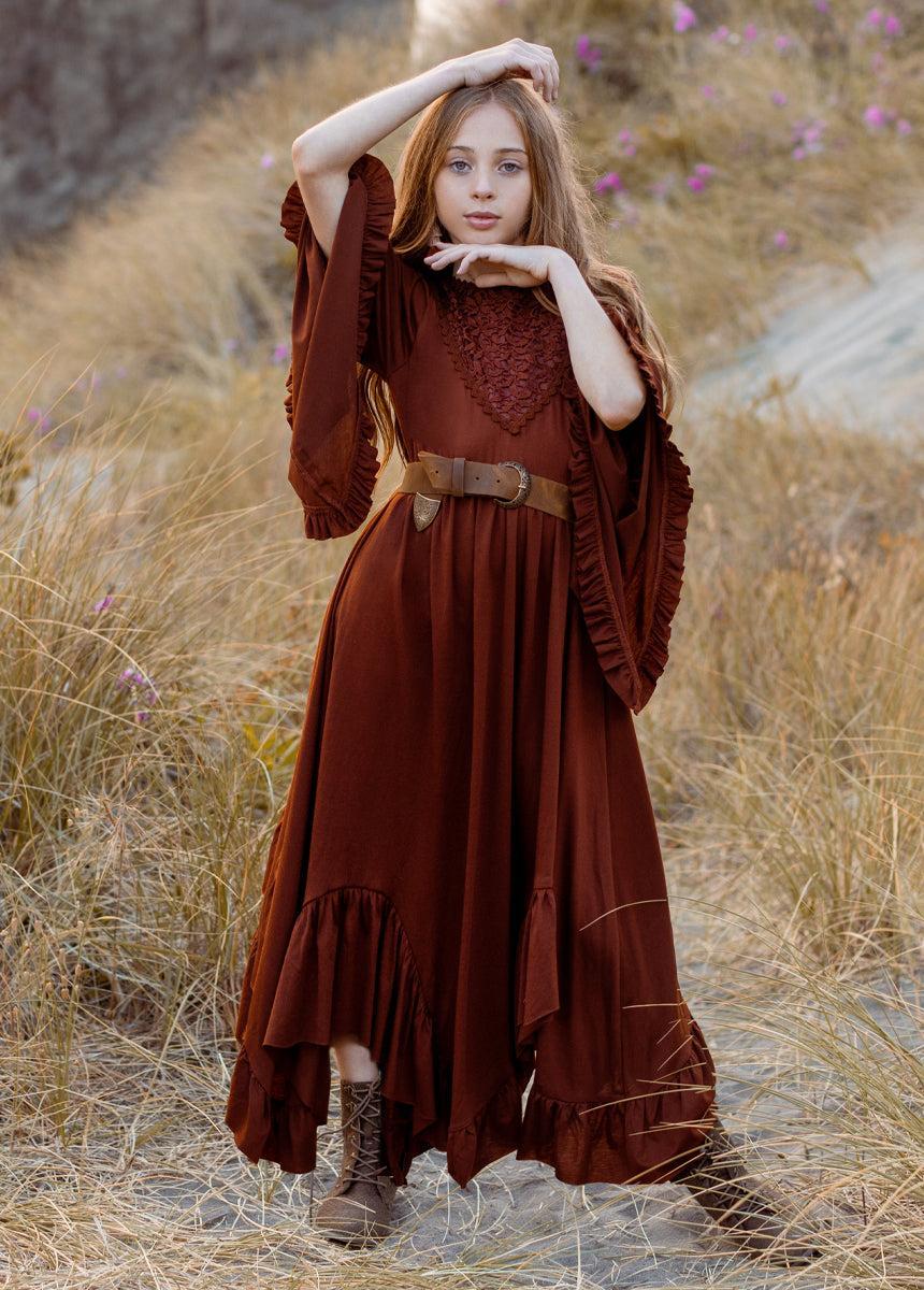 Fernanda Dress in Cinnamon Product Image