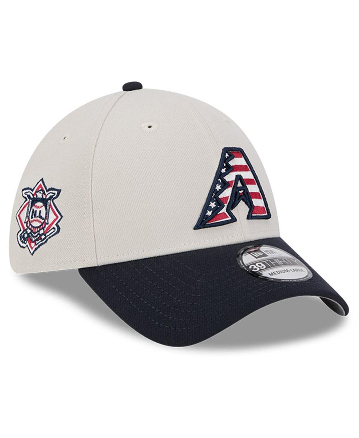 New Era Mens Black Arizona Diamondbacks 2024 Fourth of July 39THIRTY Flex Hat Product Image